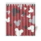 thumbnail image 1 of Cortina de ducha de Mickey Mouse, juego de cortinas de baño con ganchos, tamaño 66 x 72 pulgadas, 1 of 3