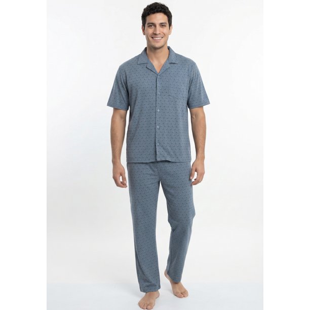 Pijama Hombre Verano 2 piezas Algodón Kayser 770823-AZU