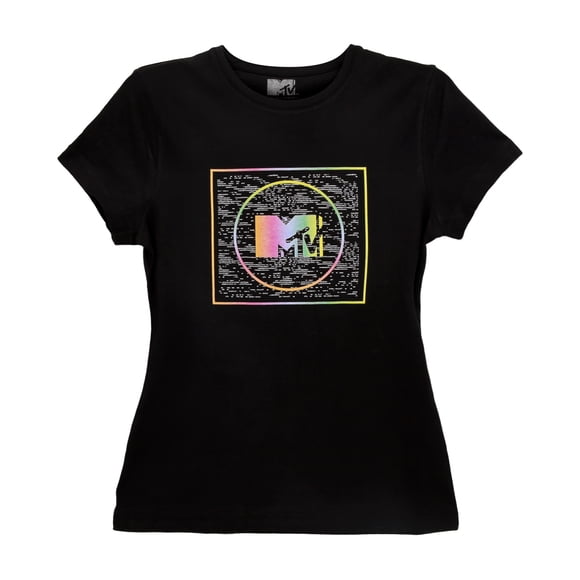Polera MTV Black Unisex