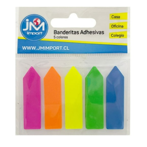 Banderitas Adhesivas 5 Colores