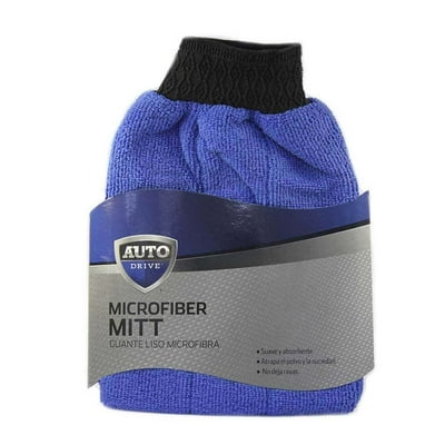 Guante De Lavado Auto Microfibra Liso Mt007C  Autodrive