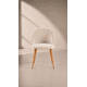 thumbnail image 1 of PREVENTA Silla Nordic Velvet - Crema, 1 of 4