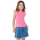 thumbnail image 1 of Polera Niña Kids Manga Corta Rib Rosado Corona, 1 of 5