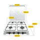thumbnail image 4 of Cocinilla De Camping Cocinilla 4 Platos Cocina Camping, 4 of 4