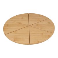 Bothyi - Tabla De Cortar Pizza Multiusos Para Servir Queso, Para Hornear Queso Y Bistec, 6 Rejillas De 30 Cm