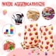 thumbnail image 4 of 20 bolsas de regalo de fiesta de fresas, bolsas de papel para dulces de fresa, lindas bolsas de golosinas para cumpleaños, bodas, baby showers con temática de frutas., 4 of 6