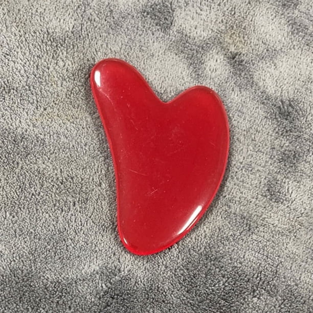 Rejuvenate Your Skin with a Heart-Shaped Gua Sha Board - SPA Beeswax Scraper for Wrinkle Removal
