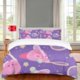 thumbnail image 1 of Pink Krbys Game Duvet Cover 3 Piece Bedding SetTeen Anime Comforter Cover Set Super Soft Duvet Cover with Pillowcase, 1 of 5