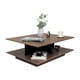 thumbnail image 2 of Mesa De Centro 37 x 100 x 80 Cm Café Oscuro Y Negro, 2 of 10