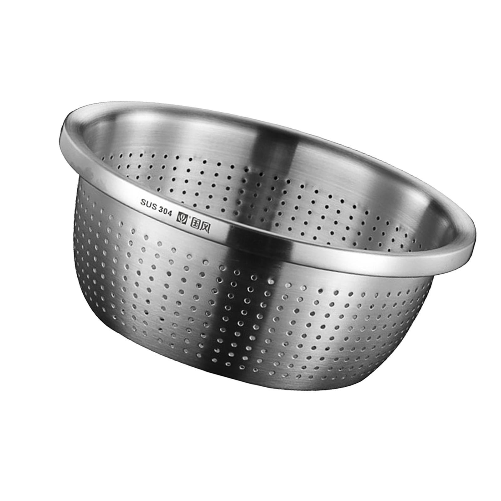 Bothyi - Solo Tazón Para Mezclar, 1 Pieza, Colador De Alimentos Para Preparación De Alimentos, Ensalada, Mezclar, Servir Sopa, Escurridor De 30cm