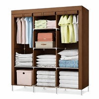 Genérico - Armario Organizador De Closet Ropero Armable Portatil Tela