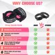 thumbnail image 5 of Bandas de Ejercicio ROSYQUARZ BFR Ajustables para Glúteos Rosas, 5 of 7