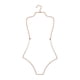 thumbnail image 1 of Colgador De Traje De Baño, Colgador De Exhibición, Colgador De Lencería Para Ropa De Playa Boutique, Adultos, Oro Rosa, 1 of 5