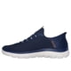 thumbnail image 3 of Zapatilla Skechers Summits de alta gama, manos libres, azul marino, para hombre, 3 of 3