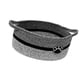 thumbnail image 5 of Cesta Tejida De Cuerda De Algodón, Cesta De Regalo Suave, Vacía Para Armario De Ba?o, Ropa, Color Negro Y Gris., 5 of 5