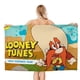 thumbnail image 1 of Sam Bigotes Toalla de playa de secado rápido con diseño temático, regalo para mujeres y niñas, ideal para cumpleaños, fans, amantes de la música, uso en la playa o al aire libre, 78 × 180 cm, 1 of 6