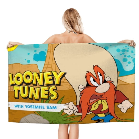 Sam Bigotes Toalla de playa de secado rápido con diseño temático, regalo para mujeres y niñas, ideal para cumpleaños, fans, amantes de la música, uso en la playa o al aire libre, 78 × 180 cm