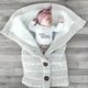 thumbnail image 2 of Saco De Dormir Manta para Bebe Recién Nacido Ultrasuave Blanco, 2 of 6