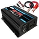 thumbnail image 1 of Convertidor de voltaje de 4000 W, 12 V, 220 V/110 V, LED, CA, inversor de corriente para coche, cargador, adaptador, transformador modificado con doble USB, onda sinusoidal., 1 of 5