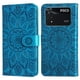 thumbnail image 4 of Funda tipo cartera FOXDOCK para Xiaomi Poco M4 Pro 4G , diseño girasol en relieve, cuero PU, cierre magnético, soporte y tarjetero, 4 of 5