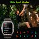 thumbnail image 4 of Reloj inteligente Hwagol 2.01 HD Military con batería de 1000 mAh para Android/iPhone, 4 of 9