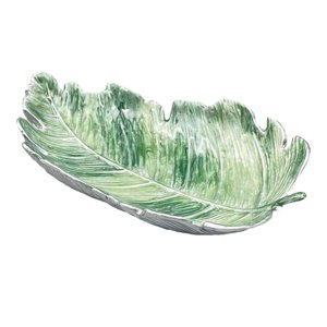 Ioensy - Bandeja Para Baratijas De Joyería, Plato Único Para Anillos De Joyería Para Tocador, Baño, Decoración Del Hogar, Verde