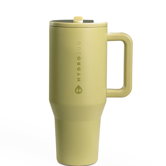 Botella de agua HydroJug Traveler de acero inoxidable, 950 ml, color oliva