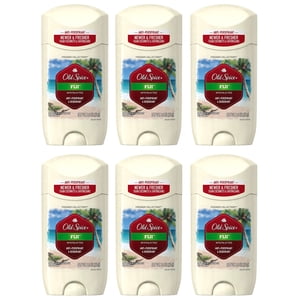 Antitranspirante Y Desodorante Old Spice Fiji Para Hombre 75 Ml (X6)