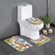 thumbnail image 1 of Pound Puppies Juego de 3 alfombras de baño de coral fleece: tapete de baño + alfombra de inodoro en forma de U + funda de tapa de inodoro en forma de O, 1 of 6