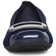 thumbnail image 5 of Zapatos Anne Klein Uplift Ballet Flat para mujer azul marino, 5 of 7