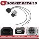thumbnail image 4 of 1 Juego de cableado del portalámparas de señal de giro delantera para Chevrolet Camaro 2010-2013 No.92227778 Arnés de conector de bombilla con enchufe pre-cableado, 4 of 7