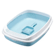 thumbnail image 1 of Arenero Sanitario Abierto Gato Anti Salpicaduras Con Pala, 1 of 3
