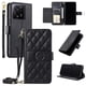 thumbnail image 5 of Funda tipo billetera FOXDOCK para Xiaomi 13T – Tapa abatible con correa para mujer, 5 of 5