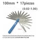 thumbnail image 3 of Feeler Calibre Mide Brecha Métrica Galgas Regular Válvulas, 3 of 7