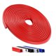 thumbnail image 1 of Protectores de Borde para Puertas de Coche Winfort 5 m Rojo sin Pegamento, 1 of 8