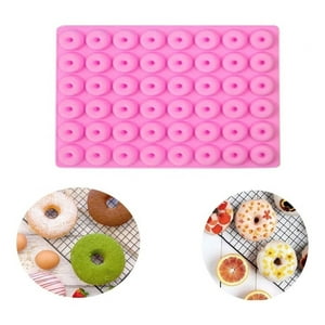 Genérico - Moldes Silicona Donas Moldes De Silicona Donuts Mini Dona