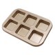 thumbnail image 5 of Brownie Bar Sartén Antiadherente 6 Cavidades Sartén Cuadrada Para Pan Utensilios De Cocina Para Hornear, 5 of 5