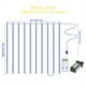 thumbnail image 1 of 300 LED Solar Curtain Light With Remote Control 8 Lighting Modes, IP65 Waterproof Copper Wire Lights For Christmas Party Wedding Home Bedroom Garden Wall Decorations, 1 of 5