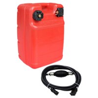 Ioensy - Piezas De Motor De Barco Fueraborda Marino, Tanque De Combustible Portátil Para Barco, Yamaha 24L Con Tubo De Combustible