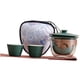 thumbnail image 1 of Té De Viaje Juego Con Caja De Transporte Kung Fu Té De Té Para Fiestas Familia Que Viaja Dark Green, 1 of 5