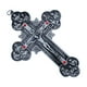 thumbnail image 2 of Crucifijo Religioso Cruz Cristiana Colgante Para Viajes Vacaciones Aniversario Plata, 2 of 5