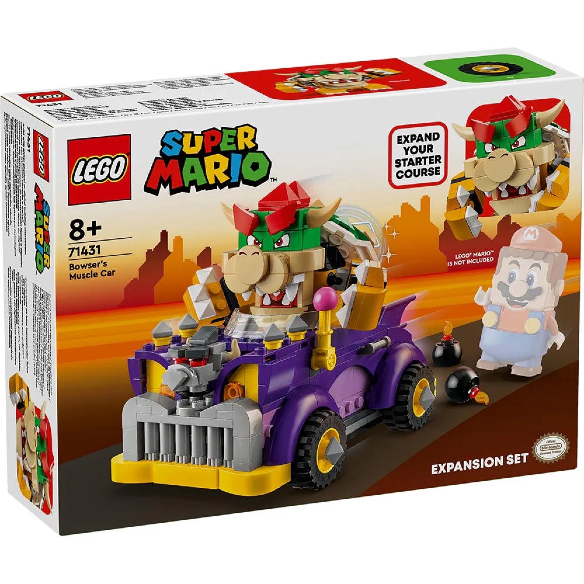Bloques de construcción Set De Expansión: Coche Monstruoso De Bowser