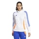 thumbnail image 1 of Chaqueta de entrenamiento adidas Tiro 24 para mujer, blanca/roja solar, talla X-Small, 1 of 9