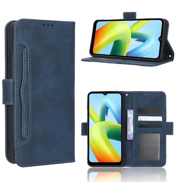 Funda Cartera Magnética para Xiaomi Redmi A1 Plus- Tarjetero Desmontable, Cuero PU, Soporte