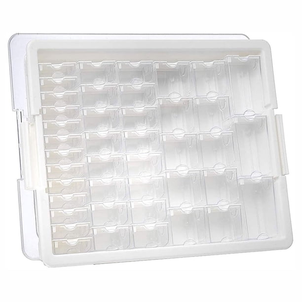 Bandeja de Almacenamiento de Cuentas Bead Storage Solutions 35 × 26 × 5 cm, 45 piezas, transparente
