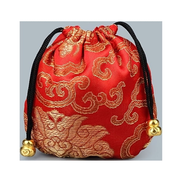 Buddha Bead Bracelet Storage Bag - Chinese Style Jewelry Bags for Secure and Stylish Storage