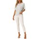 thumbnail image 2 of INSPIRE CHIC Camisa de lentejuelas para mujer con mangas dolman brillantes para fiesta, blusa de gran tamaño con brillo plateado M, 2 of 6