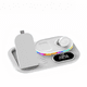 thumbnail image 1 of Base de carga inalámbrica 4 en 1 con luz para iPhone 14/13/12/11/X, Apple Watch, AirPods, Samsung Galaxy Watch, base de carga rápida-Blanco para Samsung, 1 of 5