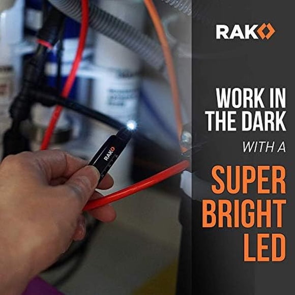 Lápiz Multiherramienta RAK 11 en 1 Luz LED Regla 2 Unidades