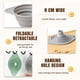 thumbnail image 5 of Set embudos cocina 3 pack silicona grado alimenticio plegables ahorro espacio fácil limpieza, 5 of 7